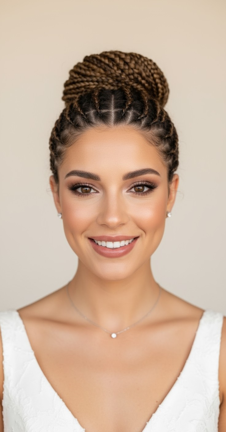 After Medium Large Knotless Braids